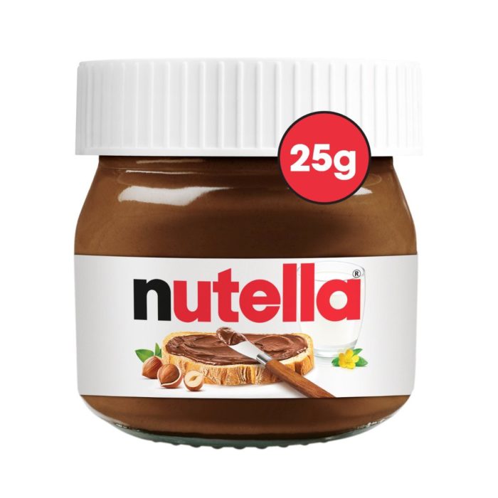 Nutella Hazelnut Spread .88 oz Mini Glass Jar – Parthenon Foods